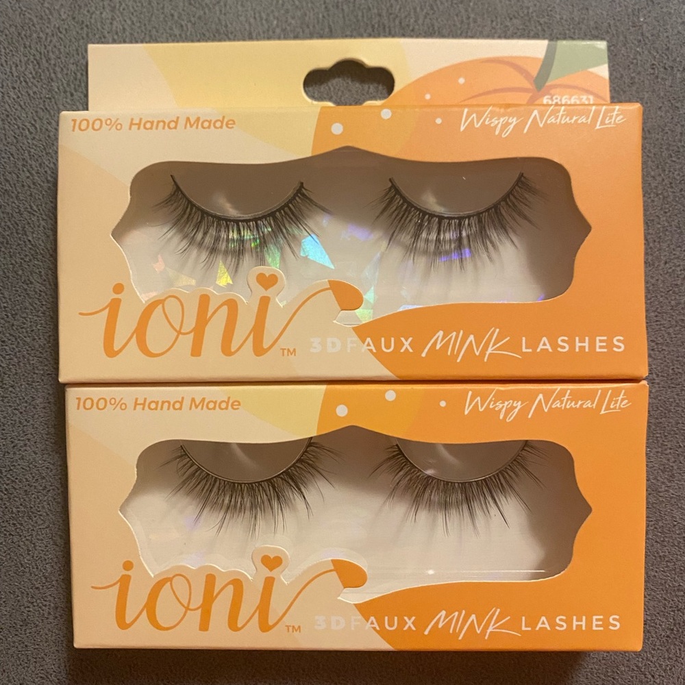 💜Ioni Wispy NaturalLite3D Faux MinkLashes #686631